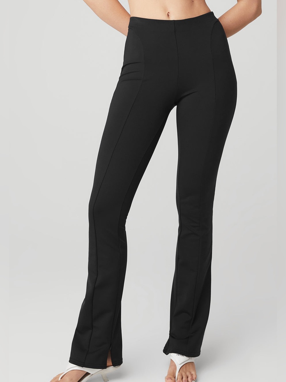 Alo high waist 7/8 zip it flare leggings